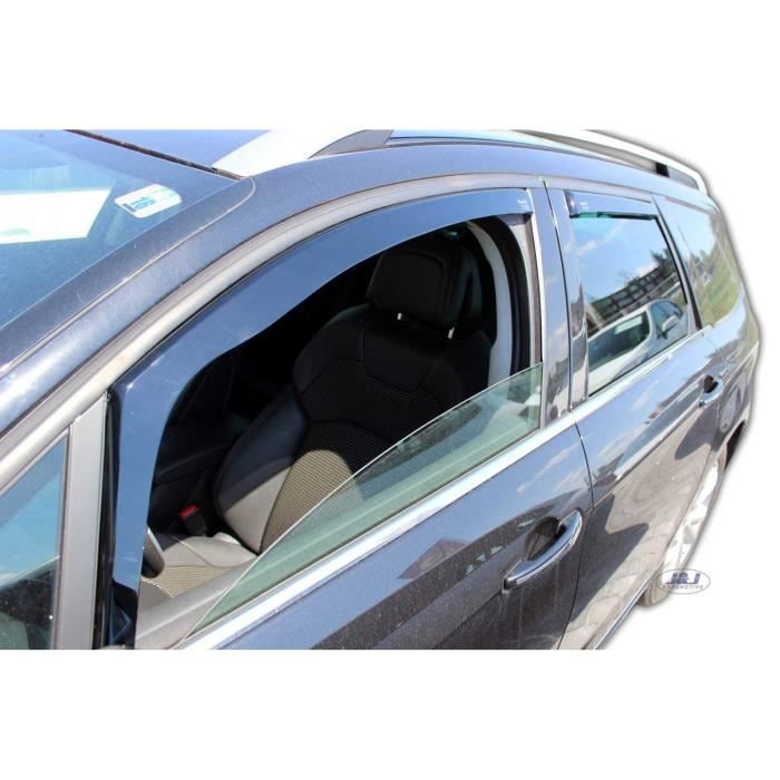 Déflecteurs D'air - J&J AUTOMOTIVE - Heko - Fumé - Acrylique Renforcé - Pour Citroen C5 Break 2008-2017
