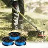 Yousheng 3Pcs Weed Eater String for 18V 24V 40V Cordless Trimmers Durable Nylon Pre-Wound Spools Enhanced Cutting Efficiency for Home Use