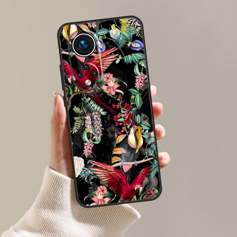 Tropical Flowers Case For Honor 90 Lite 70 50 X9a X8a X7a X6a X7 X8 X9 9X 8X Magic 5 Pro Magic 5 Lite Cover