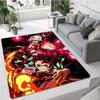 Модные коврики Demon Slayer, 3D печать, аниме, гостиная, спальня, большой мягкий ковер, милый напольный коврик для дома, детской комнаты