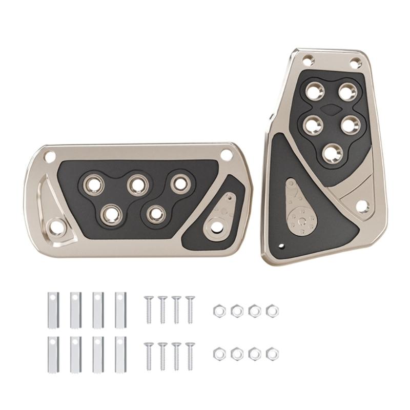 Универсальный противоскользящий чехол для педали акселератора, тормоза, автоматической коробки передач, нескользящий чехол для автомобильного аксессуара, подставки для ног, детали интерьера