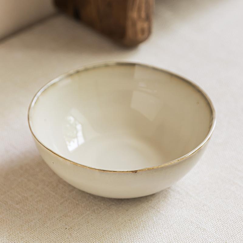 Салатник Керамическая миска Домашняя миска Миска для лапши Миска для овощей Миска для фруктов Минималистичный стиль Круглая посуда Миска для завтрака