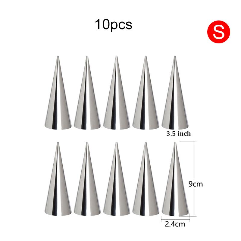 Формочки для трубочек из нержавеющей стали Кухонный десерт Прочная форма Конус Трубчатая форма Форма для выпечки Конусы Рожок Слойка TMZ