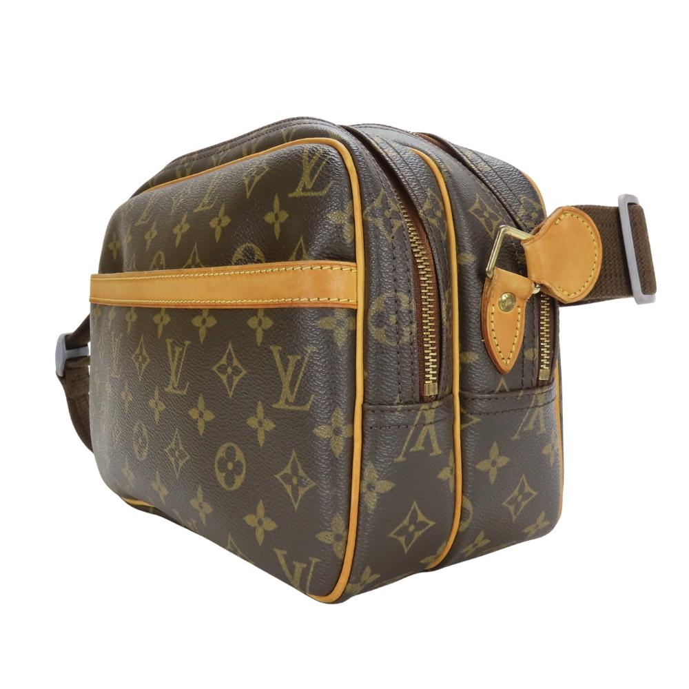 Подержанная сумка через плечо LOUIS VUITTON Reporter PM M45254 Монограмма/кожа Nume Коричневая Популярная