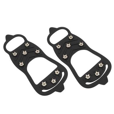1 пара 8-зубчатых шипов для ходьбы по снегу на открытом воздухе противоскользящие шипы для зимней обуви чехлы(M )
