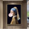 The Girl With A Pearl Earring Famous Art Canvas Paintings Reproductions Girl With Balloon Canvas Art Pictures Wall Decoration