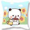 Cute Bear Bubu Dudu Pillowcase Kawaii Cartoon Animation Living Room Sofa Cushion Cover Bedroom Room Home Decoration Gift