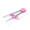 Children Child Products Reusable Baby Cartoon for Kids Training Chopstick Stainless Steel Learning