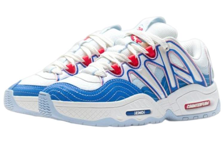 Li Ning Yue 2.0 Yue 2.0 Mars Low top Casual Shoes Unisex White Blue AGCS309-3