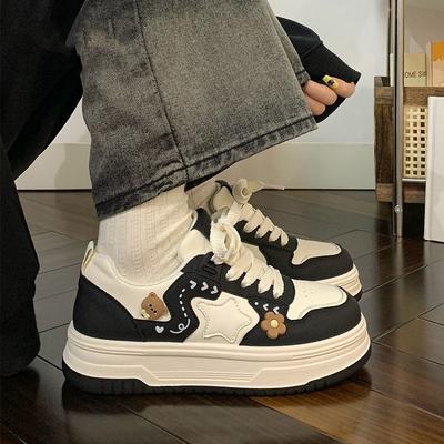 Кеды женские осенние новые милые звезды высокая ценность кампусный стиль студенческие универсальные для отдыха