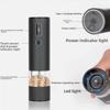 A74E-Бытовая мельница для перца Электрическая мельница с USB-зарядкой Морская соль Электрическая мельница для перца и специй Кухонный гаджет
