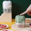 Электрический чеснокодавилка 100/250 мл USB зарядка кухонный комбайн для овощей лук мощный мотор чеснокодилка для быстрого измельчения профессиональный