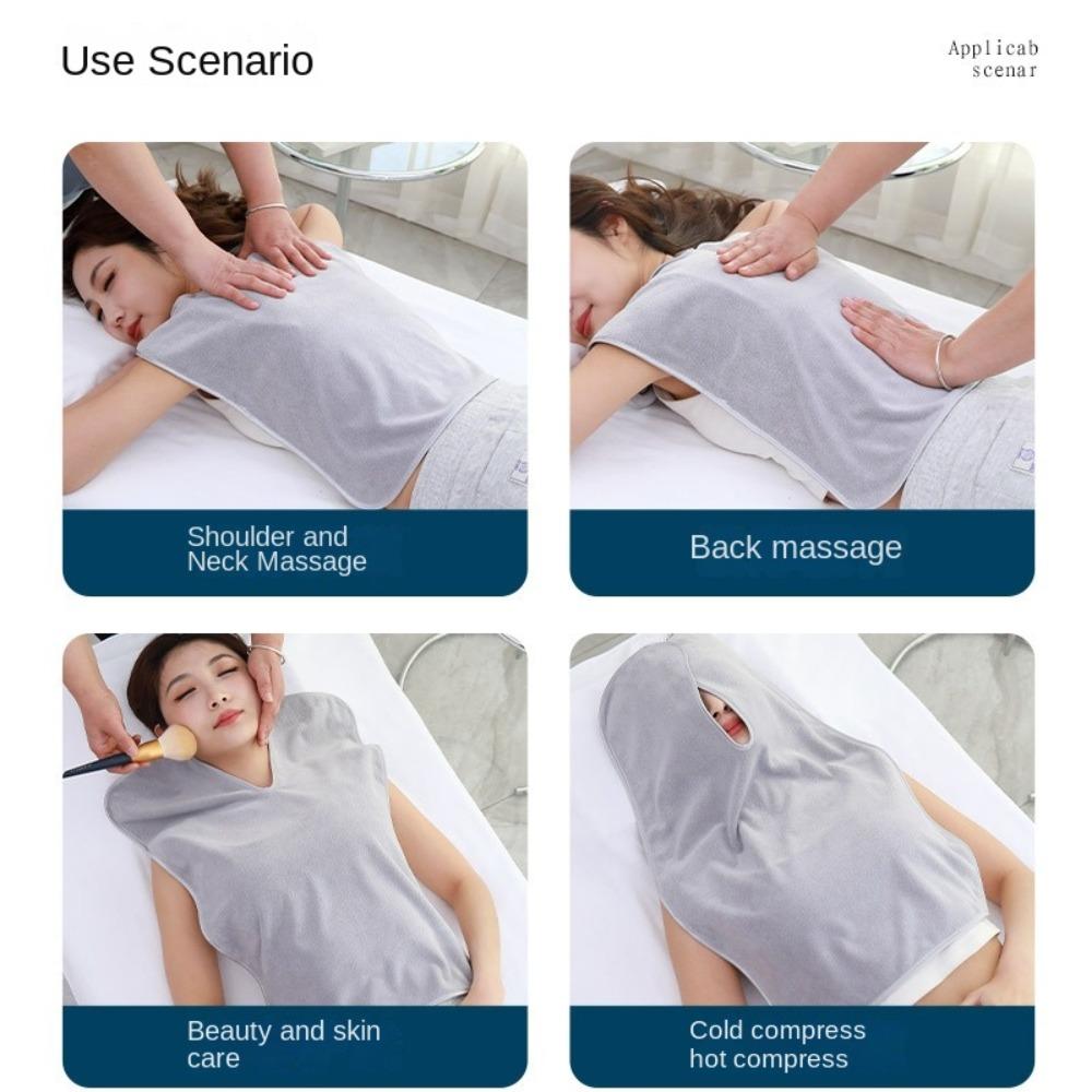 Мягкое массажное полотенце для груди Портативное полотенце для ухода за красотой Креативное полотенце для горячего компресса Дом