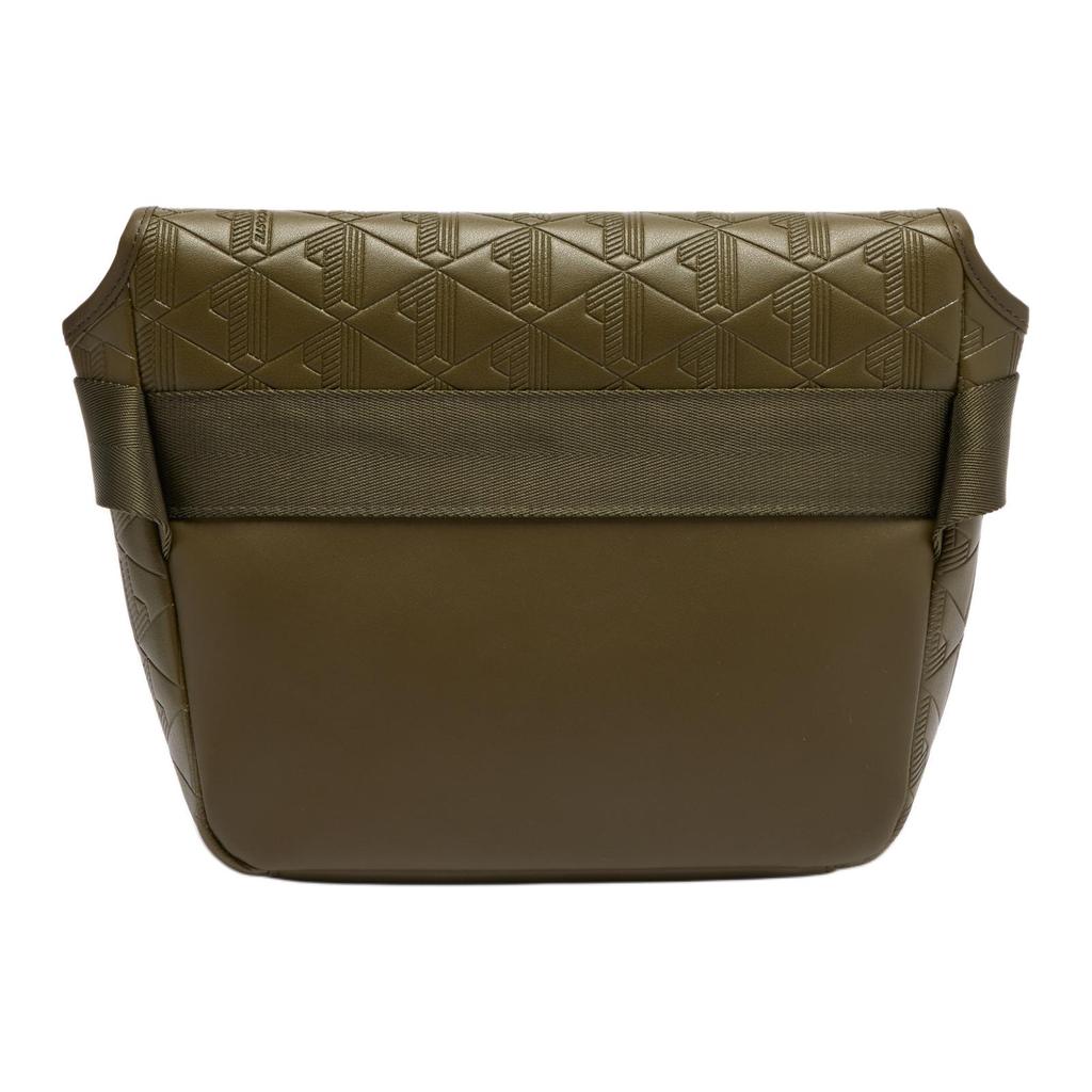 Lacoste Модная универсальная полиуретановая сумка через плечо Маленькие мужские сумки Зеленый NH4655MRN62