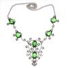 Peridot Gemstone Pendant Jewelry Set Quartz Necklace 18-20''