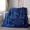 1pc Abstract Patterns Rune Blanket, Lightweight Flannel Throw Blanket for Sofa, Bed, Travel, Camping, Living Room, Office, Couch, Chair, and Bed