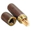 Toothpick Bucket Ebony Wood Toothpick Holder Bucket Mini Box Hiking Portable Craft Handmade Gift