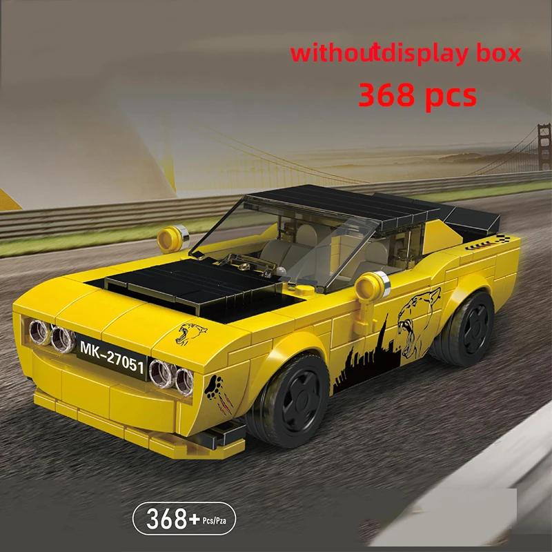 Технический Moc Car City Speed Champion Спортивный гоночный автомобиль Строительные блоки Кирпич Обучающие конструкторы Игрушки