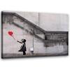 Banksy Canvas Picture Image Mural Wall Art Stretched Canvas Frame