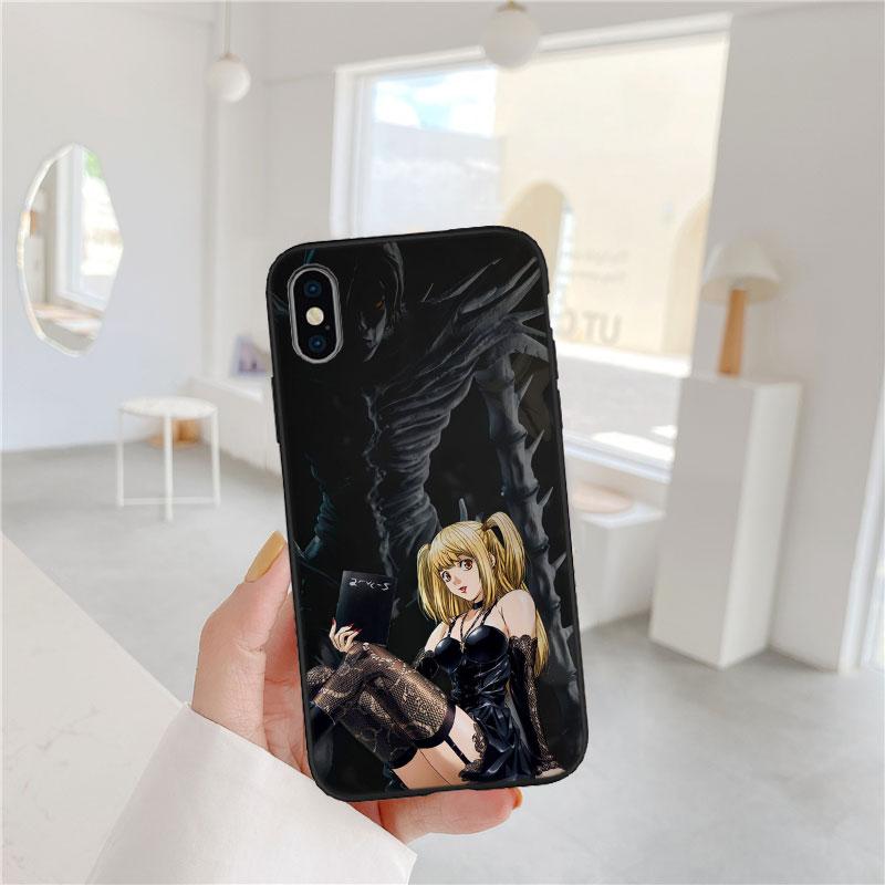 LO30 Чехол-бампер Death Note для Samsung Galaxy S20 S21 S22 Ultra FE + Plus A21S A22 A24 A25 A26 A30 A30S A31