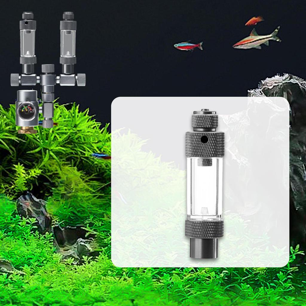 CO2 Bubble Counter for Planted Aquarium Fish Supplies Easy Water Refill Device Generator