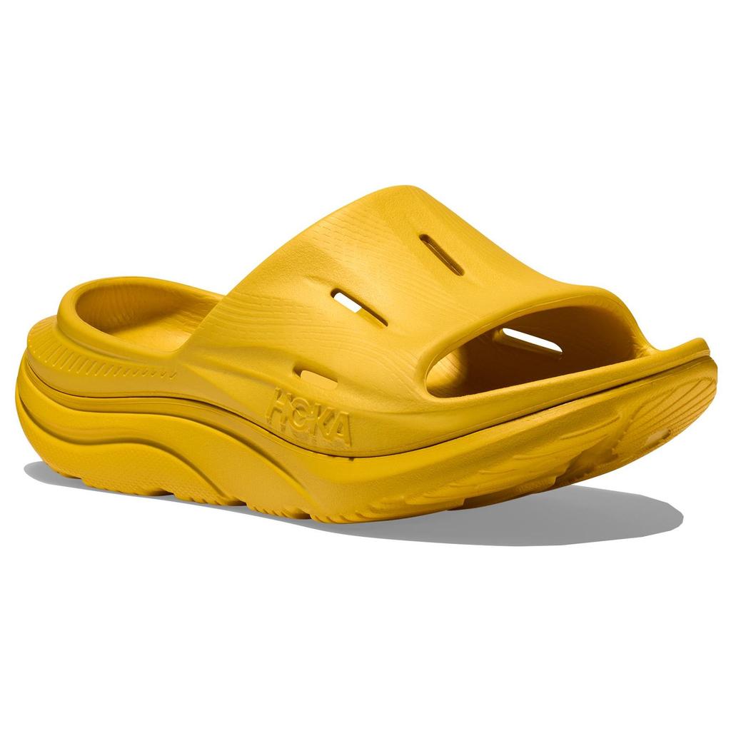 Кроссовки унисекс HOKA Ora Recovery Slide 3 Passion Fruit Желтые 1135061-PFPF