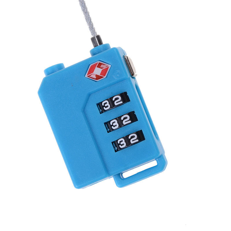 Tsa сбрасываемый 3-значный кодовый замок для дорожного багажа, чемодана, кодовый замок