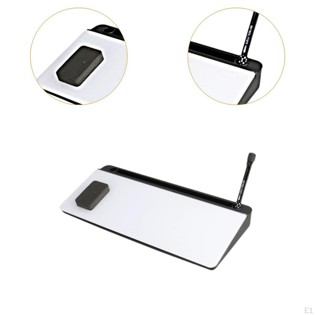 Стеклянная доска для заметок, Органайзер для стола, Настольный органайзер с ящиком, Белая доска для сухого стирания, Компьютерная клавиатура