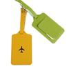 Airplane Suitcase Tag PU Luggage Tag Boarding Pass Information Card Baggage Name Tags Women