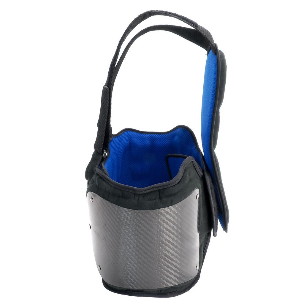 EXGEL Body Dry Carbon Vest Junior Gel Back and Side Shock Mesh Made in Protector, 17, Size, Black, Cushion, Support, Motorsports, Karting, Absorption,