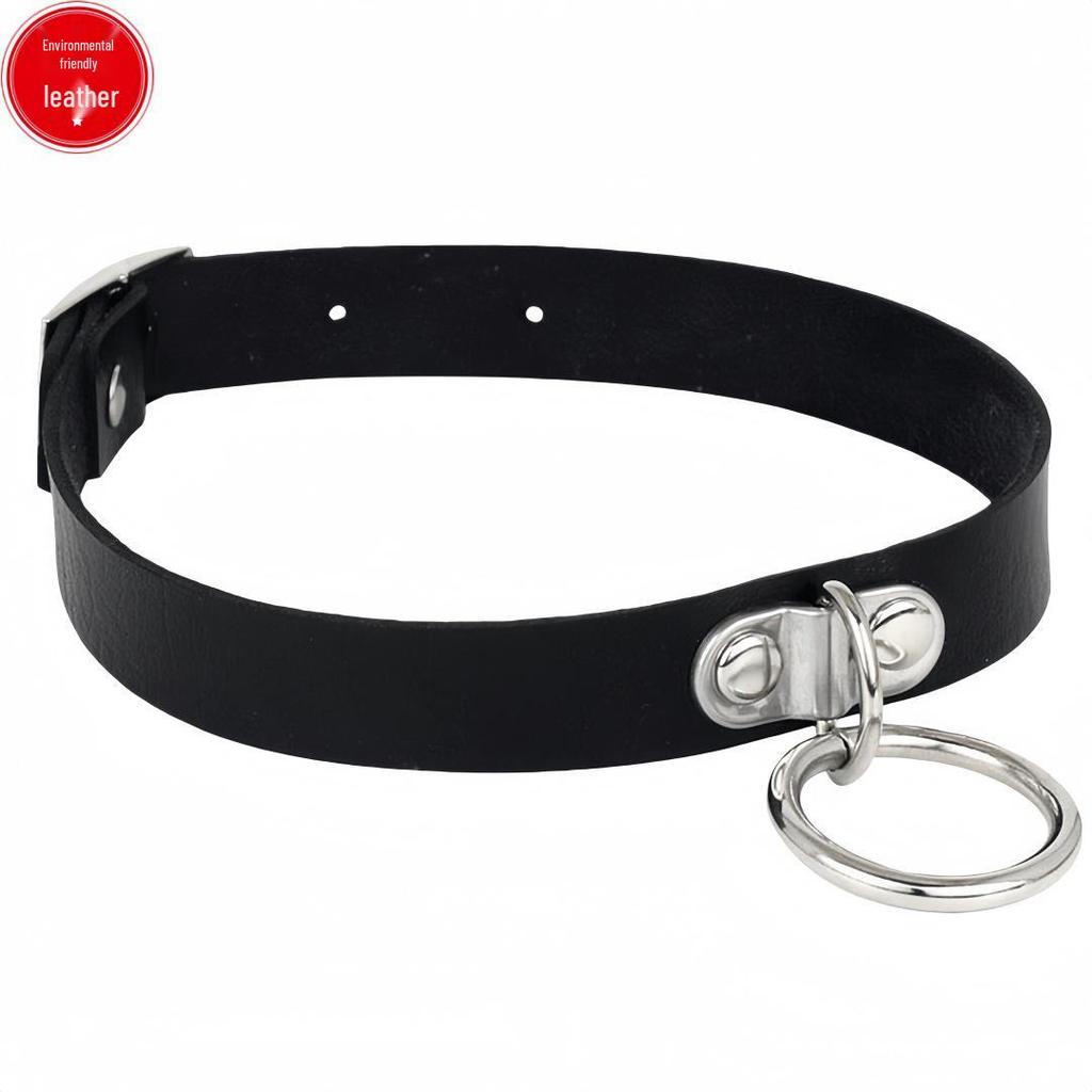 Браслет-колье из искусственной кожи в стиле панк-заклепок «Love Lock» в стиле Харадзюку — японская и корейская серия «Маленький дьявол»