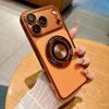 Матовый чехол с невидимым вращающимся кольцом-подставкой на 360° для iPhonne 17 Air 16 15 14 Plus 13 12 11 Pro Max Для чехла Armor с MagSafe