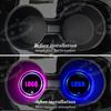 Q13-GTC Logo Car USB Color Water Coaster Car Interior Ambience Lighting Mat For Vauxhall Opel OPC Line Rocks Corsa Astra Decorative