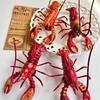 Yousheng Simulated Lobster Refrigerator Magnet Movable Joints Realistic Home Office Kitchen Locker Fridge Magnetic 3D Crayfish Decoration Ornament