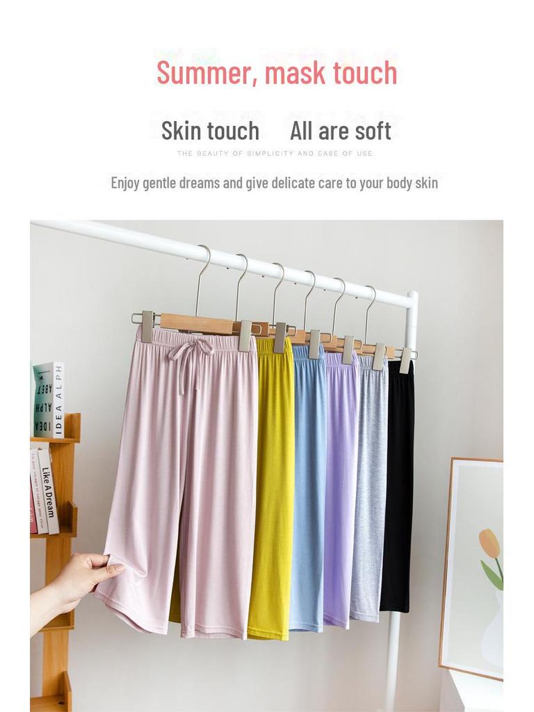 Summer Kids Candy Color Wide-Leg Harem Pants - Mosquito Repellent, Cool & Refreshing for Boys and Girls