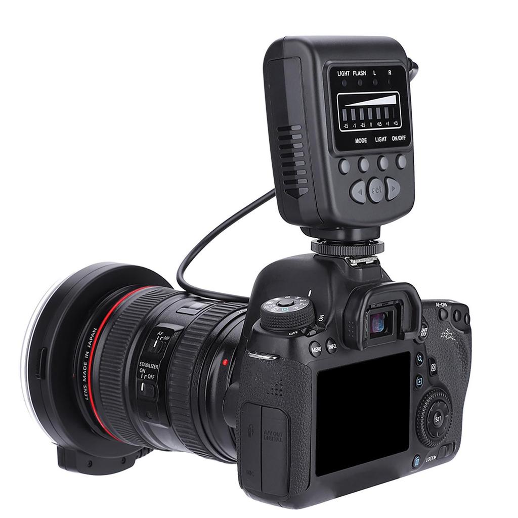 Кольцевая вспышка Светодиодная кольцевая вспышка Комплект заполняющего света для видеокамеры Камера Зеркальная камера Стробоскоп Светодиодное кольцо Крупный план