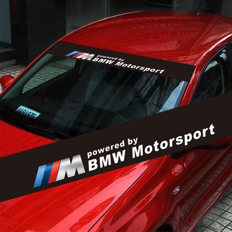WDFA1 Car Windshield Personalized Stickers Vinyl Creative Decoration Decal Accessories For BMW G80 G06 G07 G42 G14 G15 G16 F82 F20 F21