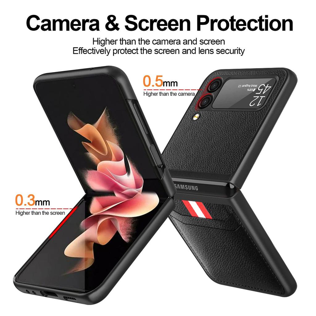 Противоударный удобный чехол для Samsung Galaxy Z Flip 7 6 5 5G Flip7 FE Flip6 Flip4 Flip3 Flip 4 3 Мобильного телефона Кожаная обложка