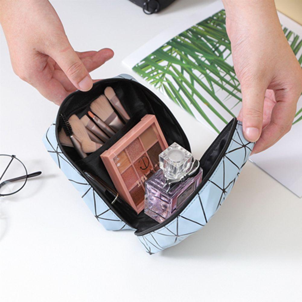 Rhombus Pattern Sanitary Napkin Storage Bag Storage Pouch Reusable Sanitary Napkin Bag