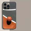 Чехол для телефона с баскетбольным мячом для iPhone 17 Air 15 Pro 14 Plus 16 Pro Max 17E 16E 12 13 Mini 11 Чехол Милый Fundas