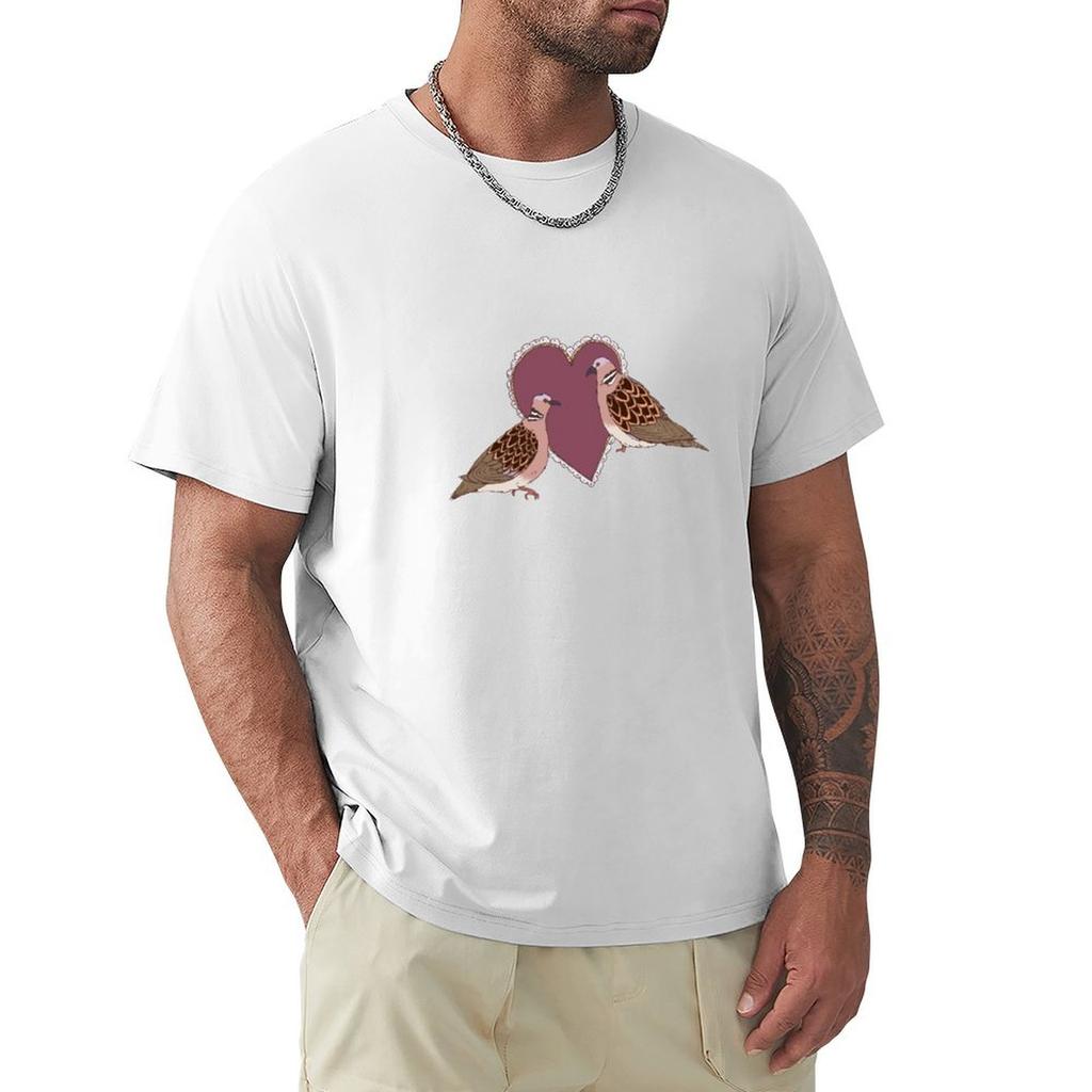 Two Turtle Doves Tshirt Sweat Resistant Workout Tee Shirt