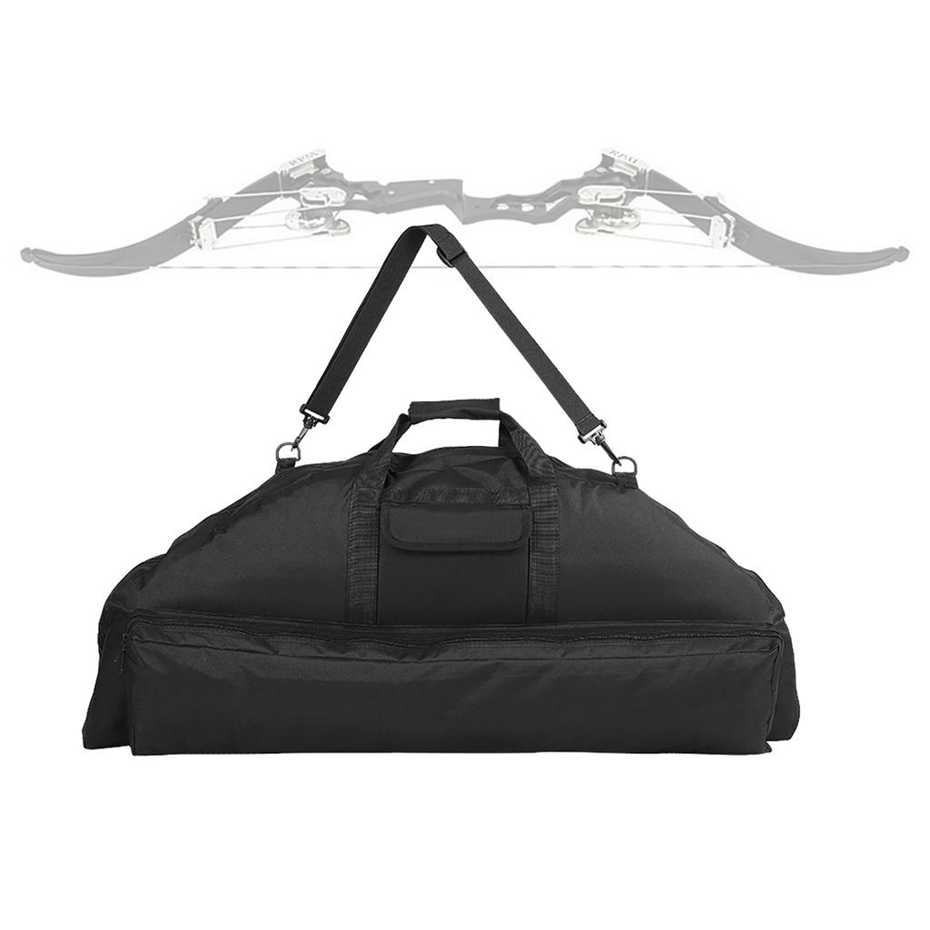 Рюкзак для блочного лука для стрельбы из лука, сумка для длинного лука, чехол, для стрельбы на открытом воздухе, охоты, черный