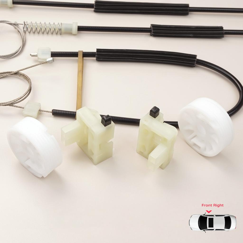 EWR5321 Power Window Lifter Regulator Repair Set Front Right for Chevrolet Cruze MK1 J300 J305 J308 2008-2016 4/5 Door 95382557