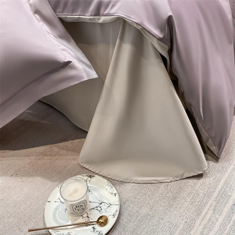 High-end Class A Maternal and Infant Grade Xinjiang Long-staple Cotton 4pcs Set, Pure Cotton Bed Sheet, Cotton Quilt Cover, Bed Hat 3pcs Set