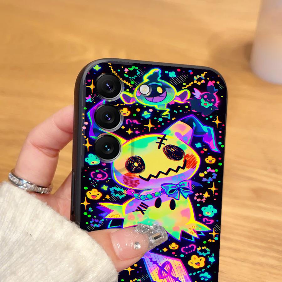 Чехол для телефона Funda для Samsung Galaxy S26 S25 Ultra S21 FE S23 S24 Plus S20 Note 20 Ultra 8 9 10 S10 S9 Смешной Покемон