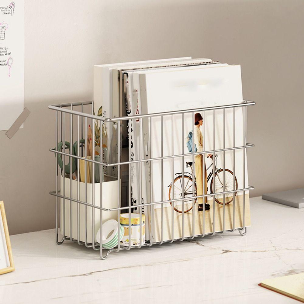 304 Stainless Steel Kitchen Drain Basket Rust-proof Tableware Storage Rack  Bathroom