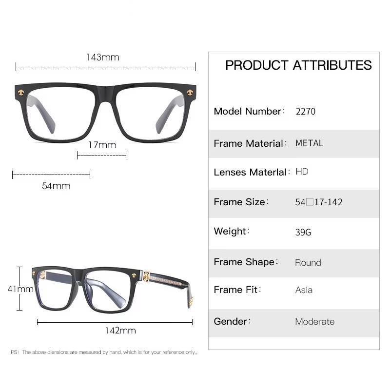 Очки для мужчин Tr90 Оправа для чтения для женщин Дизайнерские очки Ins Hot Style Cross Очки с линзами для близорукости для женщин