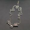 Bat Chain Necklace Metal Fashion Vintage Punk Gothic for Women Animals Choker Halloween Collar Hip Hop Girls Jewelry Gift