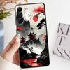 Чернильная Арт-печать Японский Пейзаж Гора Чехол для Samsung Galaxy A73 A51 A32 A22 A24 A55 A41 A53 A35 A23 A25 A71 A52 A36 A26
