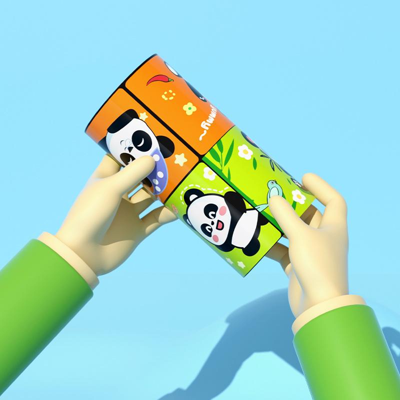 Panda Magic 3D Infinite Folding Cube - Детская развивающая геометрическая игрушка